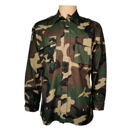 Chemise militaire BDU Woodland Ripstop Occasion