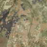 camouflage flecktarn Bundeswehr, détail matière, teintes vert clair, brun, noir