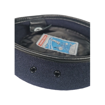 Béret Bleu BFA Commando port à gauche