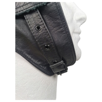 Casque aviateur vintage en cuir