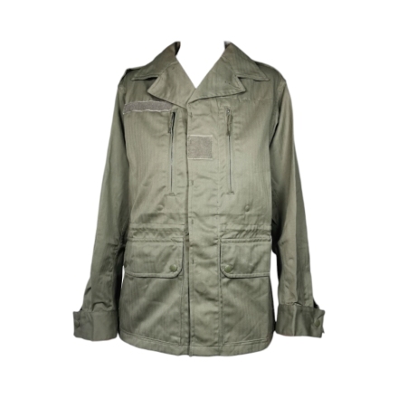 veste militaire f1 originale armée française verte, vue de face, 4 poches