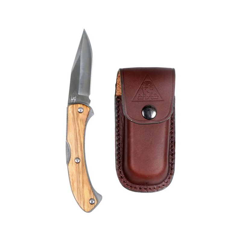 COUTEAU WOOD IRON ARES avec etui