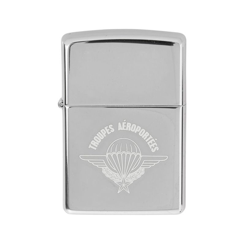 Briquet ZIPPO Troupes Aéroportées avec Prière PARA