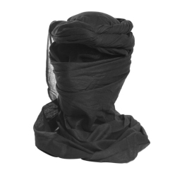 Chèche Noir 100% Coton ARES