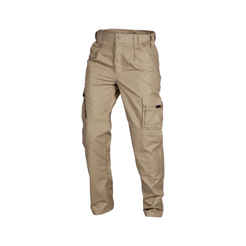 pantalon baroud trex ares coyote, vue de face, poches cargo et passants larges