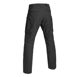 pantalon tactique Fighter a10 equipment noir, vue de face, passants ceinture renforcés, coupe ergonomique