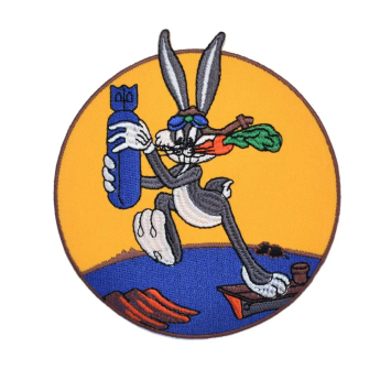 Écusson BUGS BUNNY WW2 Brodé Thermocollant