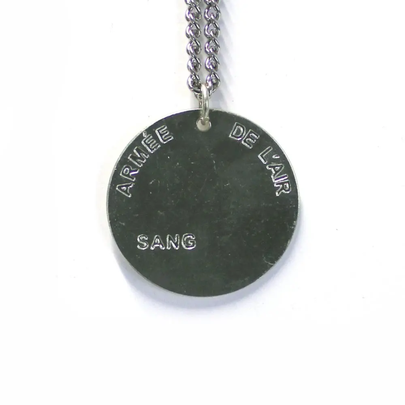 Plaque d'identité militaire Armée de l'Air