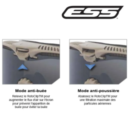 Masque INFLUX AVS Terrain TAN 2LS ESS systeme