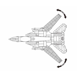 Jouet Avion Chasseur Moderne M38-B0755 SLUBAN