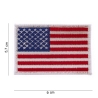 Ecusson brodé USA 9 cm x 6 cm Thermocollant