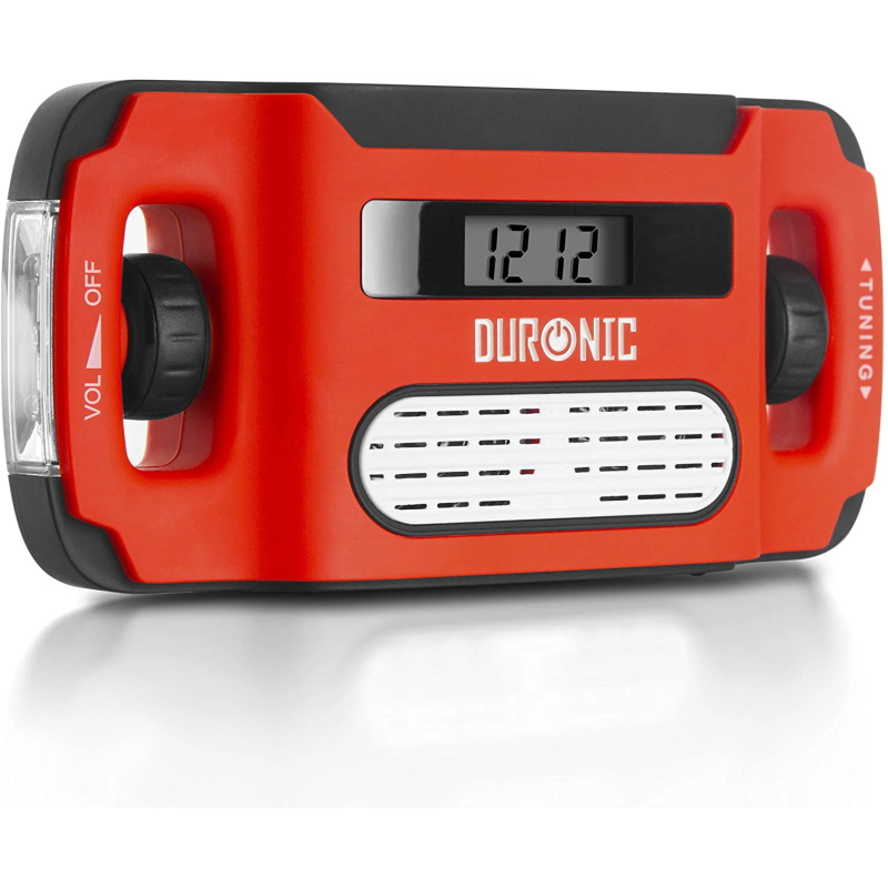 DURONIC APEX RADIO Dynamo USB Alarme Radio Lampe Torche
