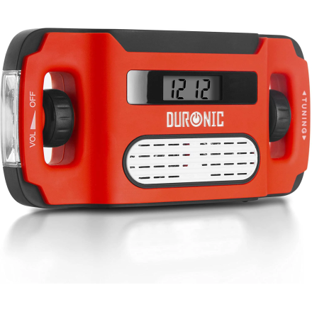 DURONIC APEX RADIO Dynamo USB Alarme Radio Lampe Torche