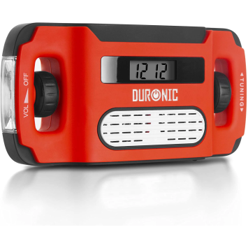 DURONIC APEX RADIO Dynamo USB Alarme Radio Lampe Torche