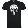T-Shirt PUNISHER Noir de face