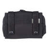 Poche MOLLE Mil-tec 17x5x12 cm noire arriere