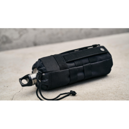 Porte-bouteille MOLLE BRANDIT noir vue couchée