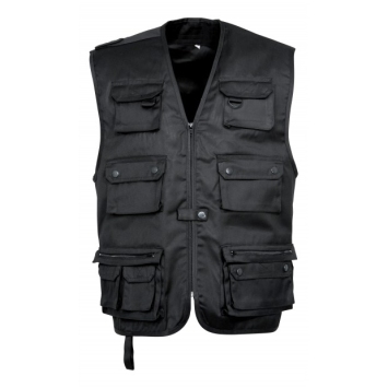 Gilet Reporter Cityguard noir