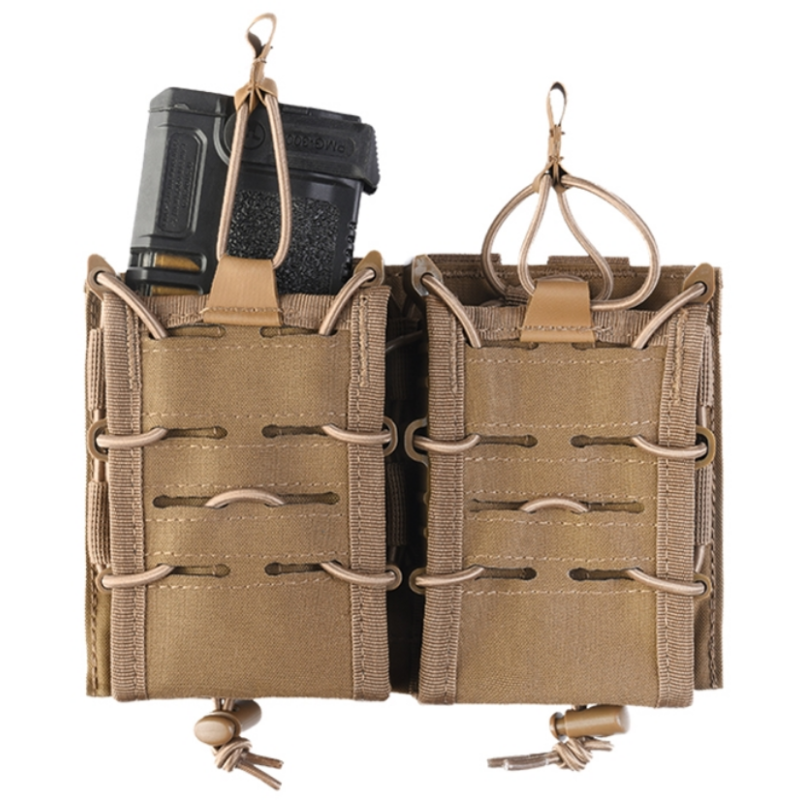 Porte chargeur Double OPEN TOP Flex MIL-TEC coyote