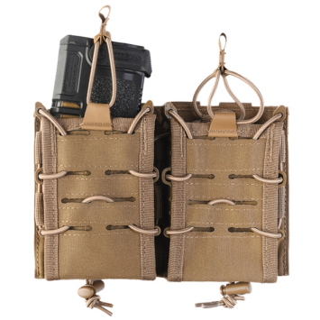 Porte chargeur Double OPEN TOP Flex MIL-TEC coyote