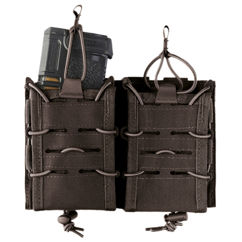 Porte chargeur Double OPEN TOP Flex MIL-TEC noir