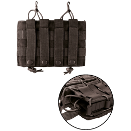 Porte chargeur Double OPEN TOP Flex  noir