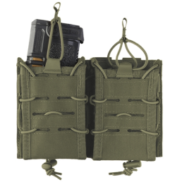 Porte chargeur Double OPEN TOP Flex Mil-tec vert