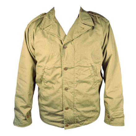 veste us m41 ww2 reproduction olive drab, vue de face, poches en biais