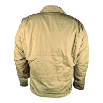 veste us m-1941 reproduction, vue arrière, empiècement dos et pattes de réglage bas