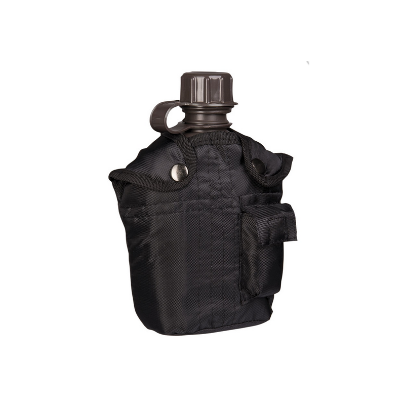 Gourde US PVC 1L avec housse noire