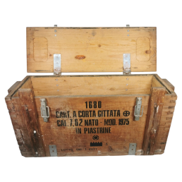 grande caisse munitions en bois