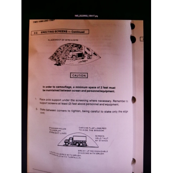 Filet de Camouflage Anglais Désert 81m² notice bis