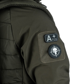 Écusson Punsiher Sight noir 3D PVC