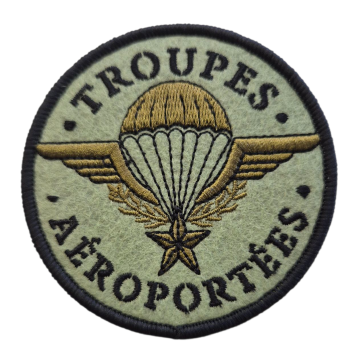 Écusson Troupes Aéroportées Brodé Velcro