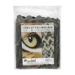 Filet camouflage kaki marron 1,5 x 3 m