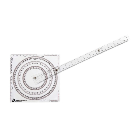 Rapporteur Topographique 6400 avec règle rotative — Oriensport