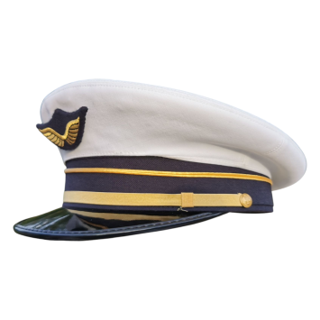 Casquette Armée de l’Air – trois-quarts gauche, insigne ailes brodé