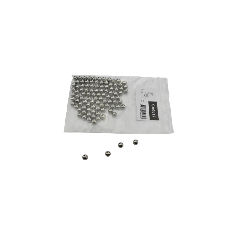 Sachet 100 billes acier 9,5 mm pour lance-pierre - vue sachet