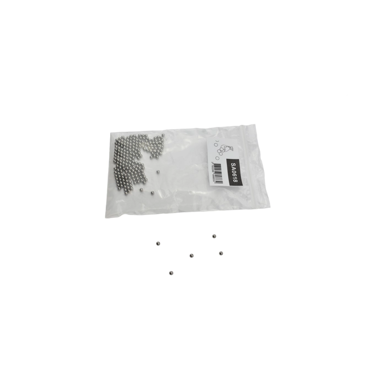 Sachet 200 billes acier 4,36 mm pour lance-pierre (Ø 4,36 mm)