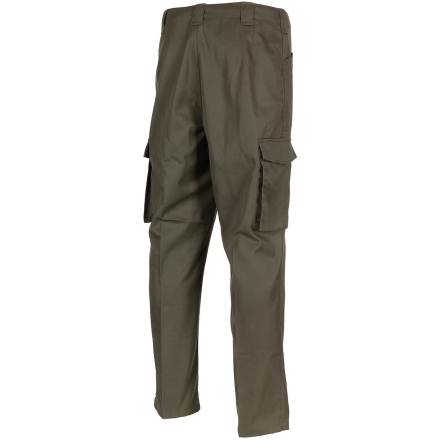 pantalon type 75 autrichien m75 olive, vue de face, poches cargo et passants larges