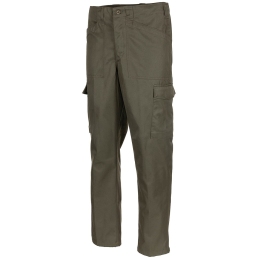 pantalon treillis autrichien type 75 m75 olive bh, vue 3/4 dos, poches cargo à rabat
