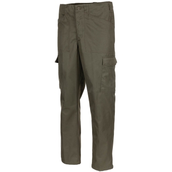 pantalon type 75 autrichien m75 olive, vue de face, poches cargo et passants larges