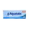 aquatabs 50 comprimés 8,5 mg, pastilles de purification d’eau potable, boîte vue de face