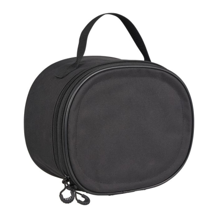 porte képi luxe noir ares, étui zippé 600d, vue trois-quarts