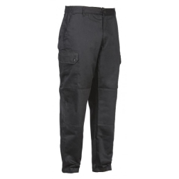 Pantalon treillis F2 Noir vue 3/4 face, poches cargo