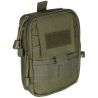 Pochette EDC MOLLE MFH — vue 3/4 avant, verte