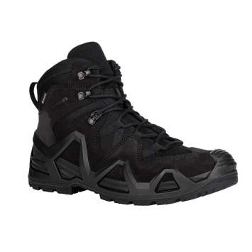 lowa zephyr mk2 gtx mid coyote op, profil droit, tige mid-cut cuir velours cordura, châssis monowrap visible