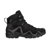 lowa zephyr mk2 gtx mid noir, profil droit, tige mid-cut cuir velours cordura, châssis monowrap visible