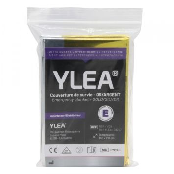 Couverture de survie Or/Argent 140cm*210cm