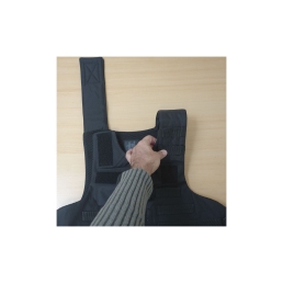 Système MOLLE et sangle d’épaule sur housse gilet pare-balles pour plaques balistiques